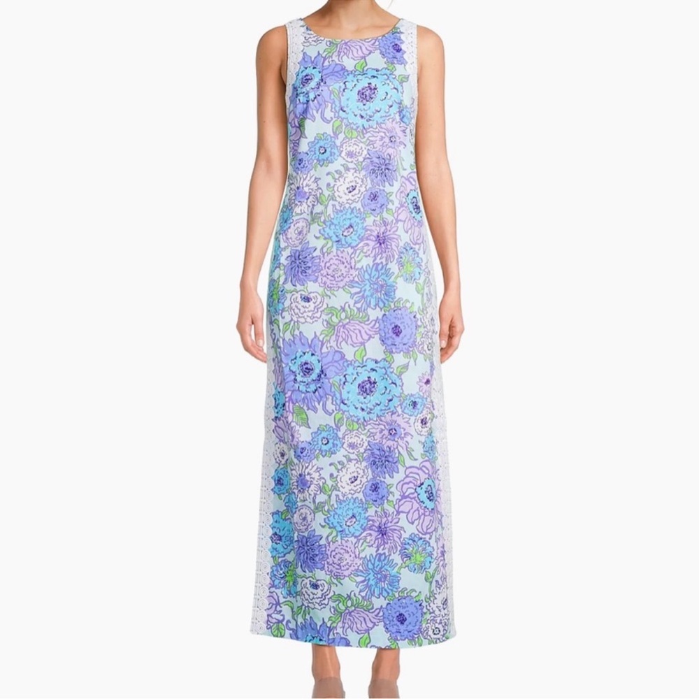 Lilly Pulitzer Marleigh Maxi Shift Dress Let it Gogh